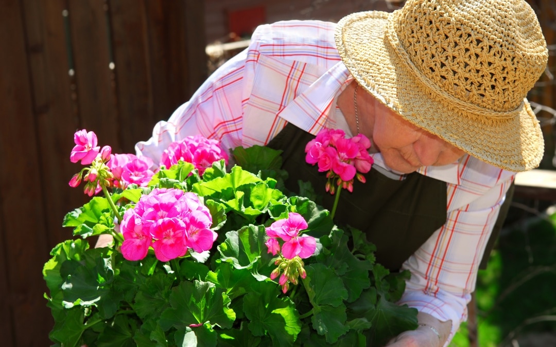 Gartenarbeit im Alter