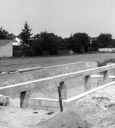 1965 Bau der Betriebshalle